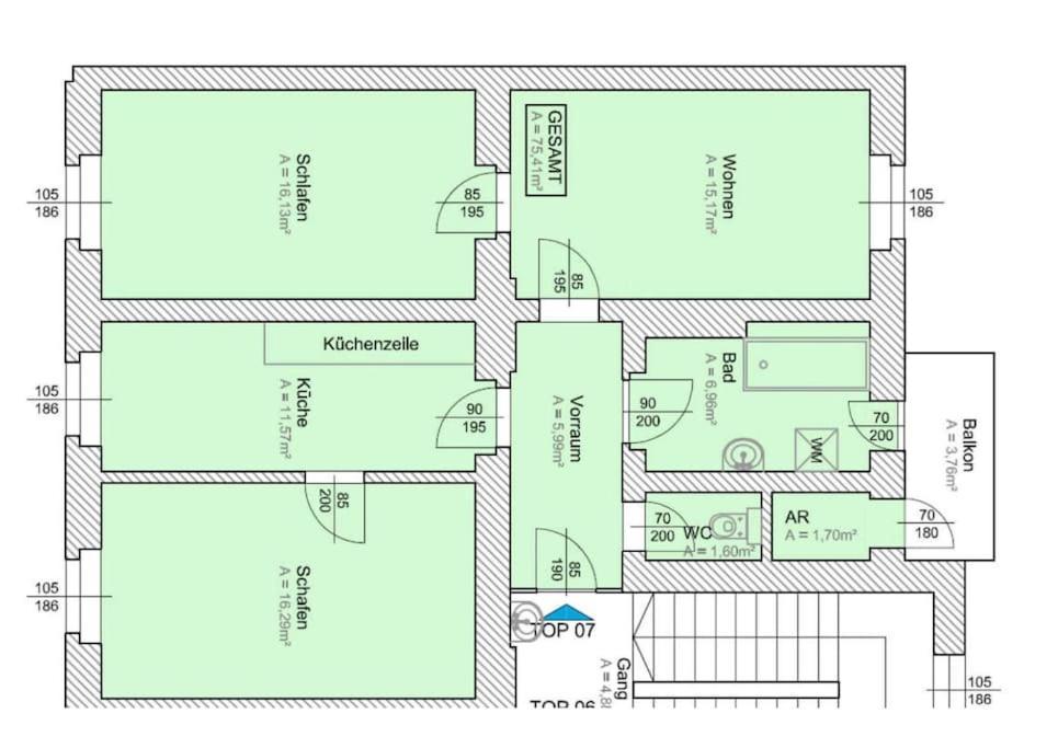 Sunny Citycenter Apartment - Graz Main Station Luaran gambar